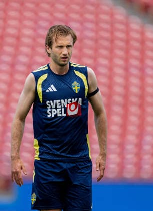 260610 Benjamin Nygren of the Swedish national football team at a training session during day -1 of the FIFA World Cup, WM, Weltmeisterschaft, Fussball 2026 on June 10, 2026 in Dallas. Photo: Petter Arvidson BILDBYRAN kod PA PA1227 fotboll football soccer fotball vm fotbolls-vm fotball-vm fotbolls-vm 2026 fifa world cup 2026 träning practice training sverige sweden sverige a day -1 bbeng