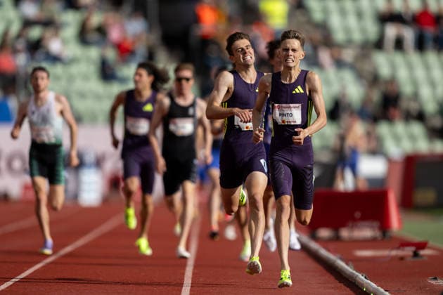 260610 JosÃ Carlos Pinto of Portugal competes in men™s 1500 meter national final during the Diamond League athletics competition Bislett Games on June 10, 2026 in Oslo. Photo: Marius Simensen BILDBYRAN COP 238 MM0071 bbeng friidrett friidrott athletics diamond league bislett games 2026 bislett games norge norway