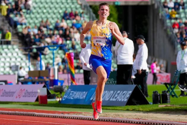 Athletics Bislett Games 2026 Oslo 20260610 Magnus oyen from Norway in the mens 1500m national event during the Bislett Games at Bislett Stadium in Oslo Photo Heiko Junge NTB Oslo Norway EDITORIAL USE ONLY RESTRICTED USE FOR BETTING COMPANIES  Copyright: xHeikoxJungex xNTBx