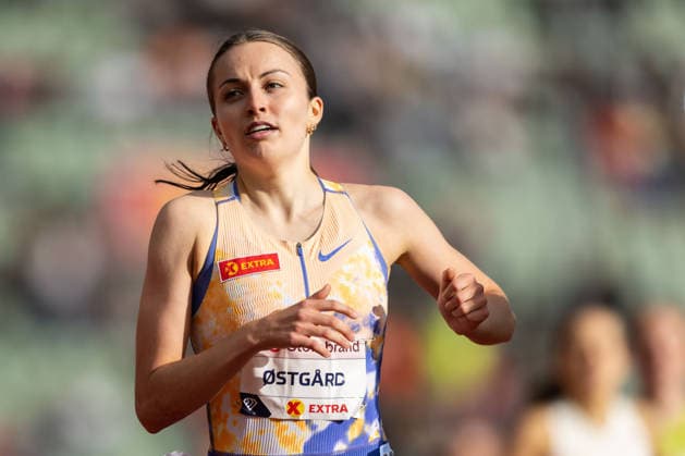 260610 Ingeborg ostgard of Norway competes in women™s 1500 meter national final during the Diamond League athletics competition Bislett Games on June 10, 2026 in Oslo. Photo: Marius Simensen BILDBYRAN COP 238 MM0071 bbeng friidrett friidrott athletics diamond league bislett games 2026 bislett games norge norway