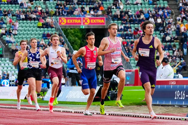 Athletics Bislett Games 2026 Oslo 20260610 Markus Westhagen from Norway in the mens 800m event during the Bislett Games at Bislett Stadium in Oslo Photo Heiko Junge NTB Oslo Norway EDITORIAL USE ONLY RESTRICTED USE FOR BETTING COMPANIES  Copyright: xHeikoxJungex xNTBx