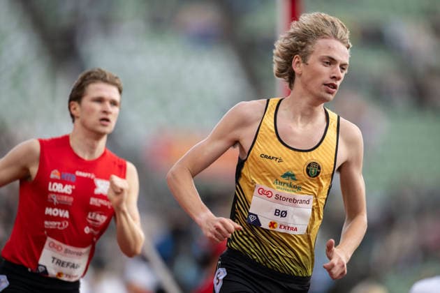 260610 Johannes Sandvik Bo of Norway competes in men™s 800 meter national final during the Diamond League athletics competition Bislett Games on June 10, 2026 in Oslo. Photo: Marius Simensen BILDBYRAN COP 238 MM0071 bbeng friidrett friidrott athletics diamond league bislett games 2026 bislett games sverige