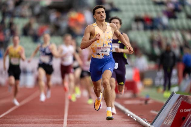 260610 Henry Jonas of Great Britain competes in men™s 800 meter national final during the Diamond League athletics competition Bislett Games on June 10, 2026 in Oslo. Photo: Marius Simensen BILDBYRAN COP 238 MM0071 bbeng friidrett friidrott athletics diamond league bislett games 2026 bislett games sverige