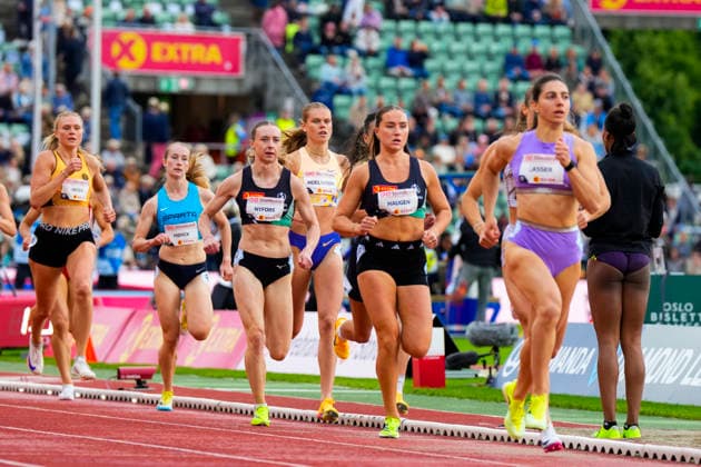 Athletics Bislett Games 2026 Oslo 20260610 Nora Haugen from Norway in the womens 800m national event during the Bislett Games at Bislett Stadium in Oslo Photo Heiko Junge NTB Oslo Norway EDITORIAL USE ONLY RESTRICTED USE FOR BETTING COMPANIES  Copyright: xHeikoxJungex xNTBx