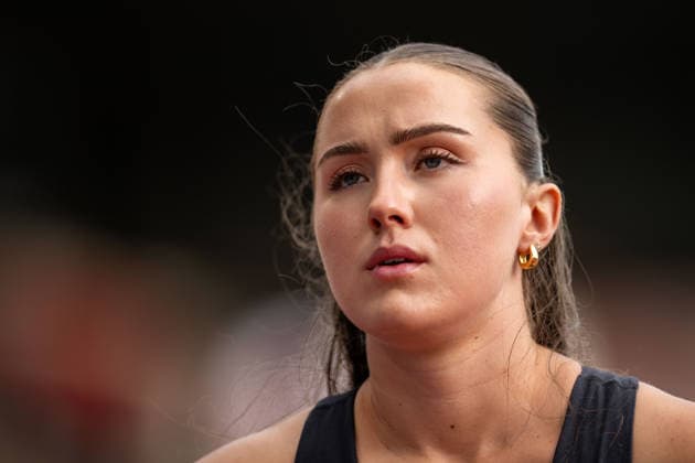 260610 Nora Haugen of Norway ahead of women™s 800 meter nationalduring the Diamond League athletics competition Bislett Games on June 10, 2026 in Oslo. Photo: Marius Simensen BILDBYRAN COP 238 MM0071 bbeng friidrett friidrott athletics diamond league bislett games 2026 bislett games norge norway