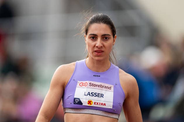 260610 Elise Lasser of Belgium ahead of women™s 800 meter nationalduring the Diamond League athletics competition Bislett Games on June 10, 2026 in Oslo. Photo: Marius Simensen BILDBYRAN COP 238 MM0071 bbeng friidrett friidrott athletics diamond league bislett games 2026 bislett games norge norway