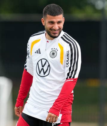 Deniz Undav (Deutschland, 26) vor dem offiziellen Mannschaftsfoto. USA, Deutsche Fussballnationalmannschaft, Training, Winston-Salem, 10.06.2026 USA, Deutsche Fussballnationalmannschaft, Training, Winston-Salem, 10.06.2026 Winston-Salem