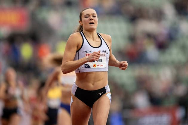 260610 Amanda Froynes of Norway competes in women™s 800 meter national during the Diamond League athletics competition Bislett Games on June 10, 2026 in Oslo. Photo: Marius Simensen BILDBYRAN COP 238 MM0071 bbeng friidrett friidrott athletics diamond league bislett games 2026 bislett games norge norway