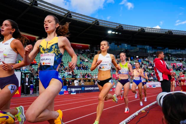 Athletics Bislett Games 2026 Oslo 20260610 Danniel Thomas Dodd from Jamaica in the Diamond League women s cool exercise during the Bislett Games at Bislett Stadium in Oslo Photo Beate Oma Dahle NTB Oslo Norway EDITORIAL USE ONLY RESTRICTED USE FOR BETTING COMPANIES  Copyright: xBeatexOmaxDahlex xNTBx