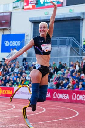 Athletics Bislett Games 2026 Oslo 20260610 Fleur Jong from the Netherlands after the women s 100m para event during the Bislett Games at Bislett Stadium in Oslo Photo Heiko Junge NTB Oslo Norway EDITORIAL USE ONLY RESTRICTED USE FOR BETTING COMPANIES  Copyright: xHeikoxJungex xNTBx