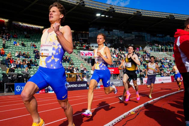 Athletics Bislett Games 2026 Oslo 20260610 Jose Carlos Pinto from Portugal won while Adrian Ben from Spain came in second and Andreas Fjeld Halvorsen came in third in the men s 1500m national event during the Bislett Games at Bislett Stadium in Oslo Photo Heiko Junge NTB Oslo Norway EDITORIAL USE ONLY RESTRICTED USE FOR BETTING COMPANIES  Copyright: xBeatexOmaxDahlex xNTBx