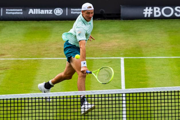 Stuttgart, GERMANY - June 10: Jan-Lennard Struff (GER) during the Singles Match between Jan-Lennard Struff (GER) vs. Alexander Bublik (KAZ) at BOSS OPEN 2026, Tennisanlage Weissenhof on June 10, 2026 in Stuttgart, Germany. Baden-Württemberg Germany Copyright: xTimoxSteinx