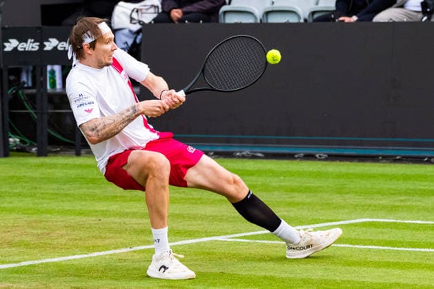 Stuttgart, GERMANY - June 10: Alexander Bublik (KAZ) during the Singles Match between Jan-Lennard Struff (GER) vs. Alexander Bublik (KAZ) at BOSS OPEN 2026, Tennisanlage Weissenhof on June 10, 2026 in Stuttgart, Germany. Baden-Württemberg Germany Copyright: xTimoxSteinx