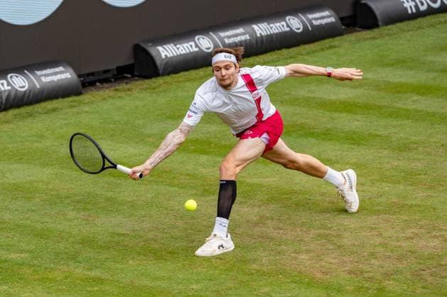 Tennis, Boss Open 2026, Stuttgart, TC Weissenhof, Centre Court, Alexander Bublik (KAZ) BOSS OPEN STUTTGART 2026 in Stuttgart