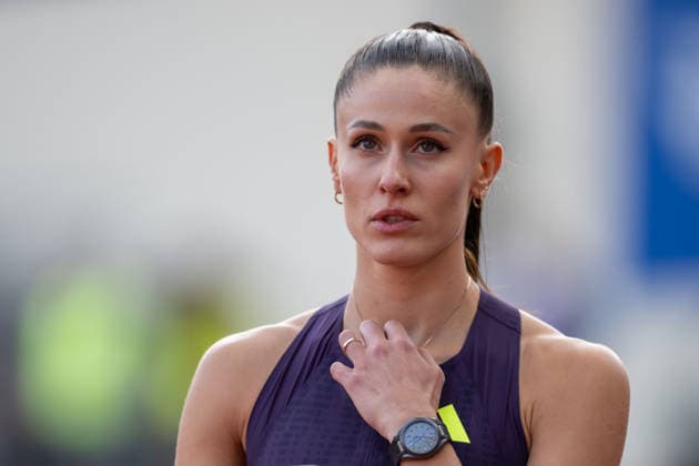 260610 Natalia Bukowiecka of Poland ahead of women™s 400 meter final during the Diamond League athletics competition Bislett Games on June 10, 2026 in Oslo. Photo: Marius Simensen BILDBYRAN COP 238 MM0071 bbeng friidrett friidrott athletics diamond league bislett games 2026 bislett games norge norway