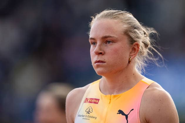 260610 Henriette Jaeger of Norway ahead of women™s 400 meter final during the Diamond League athletics competition Bislett Games on June 10, 2026 in Oslo. Photo: Marius Simensen BILDBYRAN COP 238 MM0071 bbeng friidrett friidrott athletics diamond league bislett games 2026 bislett games norge norway