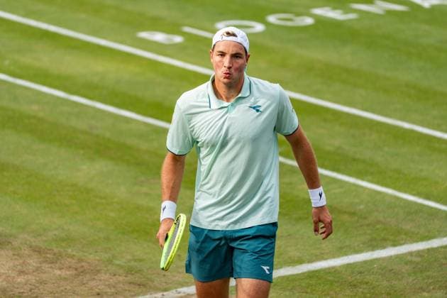 Tennis, Boss Open 2026, Stuttgart, TC Weissenhof, Centre Court, Jan-Lennard Struff (GER) BOSS OPEN STUTTGART 2026 in Stuttgart