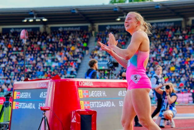Athletics Bislett Games 2026 Oslo 20260610 Henriette Jaeger won the womens 400m Diamond League event at the Bislett Games at Bislett Stadium in Oslo Photo Heiko Junge NTB Oslo Norway EDITORIAL USE ONLY RESTRICTED USE FOR BETTING COMPANIES  Copyright: xHeikoxJungex xNTBx