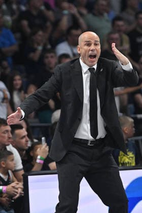 PARTIZAN vs DUBAI BASKETBALL JOAN PENARROYA Djoan Penjaroja coach basketball Partizan vs Dubai basketball playoffs finals of Adriatic ABA league at Beogradska arena, Belrade 10.06.2026 Foto: BASKETBALL, PLAYOFFS FINALS, ADRIATIC ABA LEAGUE, PARTIZAN, DUBAI BASKETBALL Belgrade Belgrade arena Serbia Copyright: xMarkoxMetlas xMNxPressx