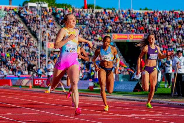 Athletics Bislett Games 2026 Oslo 20260610 Henriette Jaeger won the womens 400m Diamond League event at the Bislett Games at Bislett Stadium in Oslo Photo Heiko Junge NTB Oslo Norway EDITORIAL USE ONLY RESTRICTED USE FOR BETTING COMPANIES  Copyright: xHeikoxJungex xNTBx