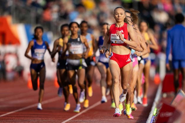260610 Aleksandra Beresniewicz of Poland competes in women™s 3000 meter during the Diamond League athletics competition Bislett Games on June 10, 2026 in Oslo. Photo: Marius Simensen BILDBYRAN COP 238 MM0071 bbeng friidrett friidrott athletics diamond league bislett games 2026 bislett games norge norway