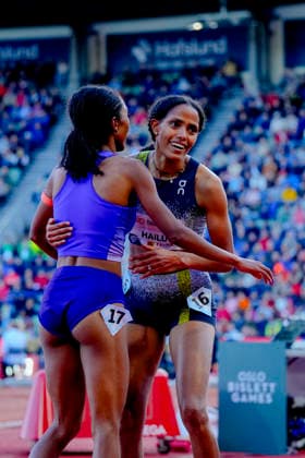 Athletics Bislett Games 2026 Oslo 20260610 Freweyni Hailu from Ethiopia won the Diamond League womens 3000m event at the Bislett Games at Bislett Stadium in Oslo Photo Heiko Junge NTB Oslo Norway EDITORIAL USE ONLY RESTRICTED USE FOR BETTING COMPANIES  Copyright: xHeikoxJungex xNTBx
