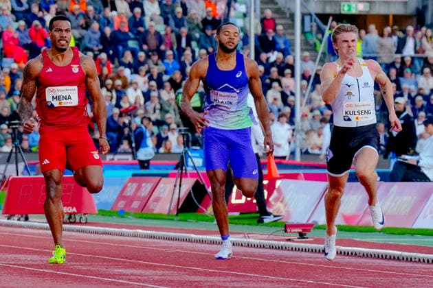 Athletics Bislett Games 2026 Oslo 20260610 Andreas Ofstad Kulsend in the Diamond League mens 200m event during the Bislett Games at Bislett Stadium in Oslo Photo Heiko Junge NTB Oslo Norway EDITORIAL USE ONLY RESTRICTED USE FOR BETTING COMPANIES  Copyright: xHeikoxJungex xNTBx