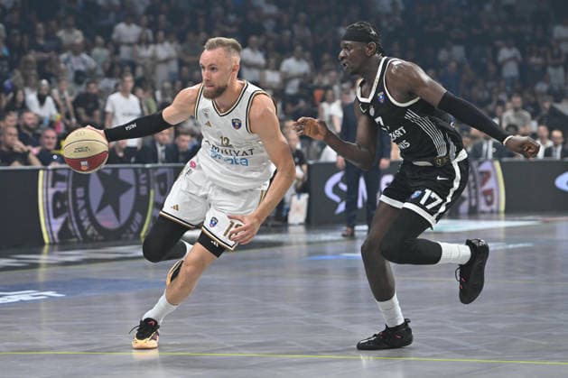 PARTIZAN vs DUBAI BASKETBALL DZANAN MUSA basketball Partizan vs Dubai basketball playoffs finals of Adriatic ABA league at Beogradska arena, Belrade 10.06.2026 Foto: BASKETBALL, PLAYOFFS FINALS, ADRIATIC ABA LEAGUE, PARTIZAN, DUBAI BASKETBALL Belgrade Belgrade arena Serbia Copyright: xMarkoxMetlas xMNxPressx
