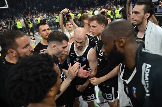 PARTIZAN vs DUBAI BASKETBALL CELEBRATION basketball Partizan vs Dubai basketball playoffs finals of Adriatic ABA league at Beogradska arena, Belrade 10.06.2026 Foto: BASKETBALL, PLAYOFFS FINALS, ADRIATIC ABA LEAGUE, PARTIZAN, DUBAI BASKETBALL Belgrade Belgrade arena Serbia Copyright: xMarkoxMetlas xMNxPressx