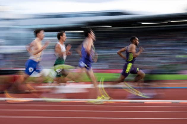 260610 Addisu Yihune of Ethiopia competes in men™s 5000 meter during the Diamond League athletics competition Bislett Games on June 10, 2026 in Oslo. Photo: Marius Simensen BILDBYRAN COP 238 MM0071 bbeng friidrett friidrott athletics diamond league bislett games 2026 bislett games norge norway