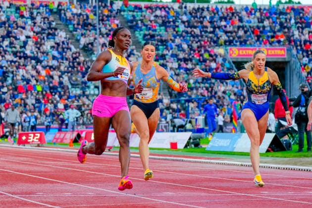 Athletics Bislett Games 2026 Oslo 20260610 Julien Alfred from Saint Lucia won the Diamond League womens 100m event at the Bislett Games at Bislett Stadium in Oslo Photo Heiko Junge NTB Oslo Norway EDITORIAL USE ONLY RESTRICTED USE FOR BETTING COMPANIES  Copyright: xHeikoxJungex xNTBx
