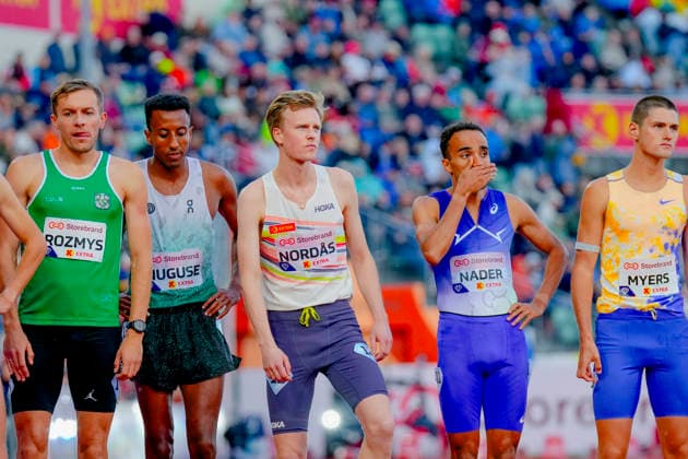 Athletics Bislett Games 2026 Oslo 20260610 Narve Gilje Nordas for the Diamond League mens dream mile at the Bislett Games at Bislett Stadium in Oslo Photo Heiko Junge NTB Oslo Norway EDITORIAL USE ONLY RESTRICTED USE FOR BETTING COMPANIES  Copyright: xHeikoxJungex xNTBx