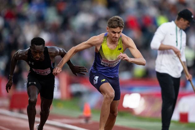 260610 Samuel Pihlström of Sweden competes in men™s dream mile during the Diamond League athletics competition Bislett Games on June 10, 2026 in Oslo. Photo: Marius Simensen BILDBYRAN COP 238 MM0071 bbeng friidrett friidrott athletics diamond league bislett games 2026 bislett games norge norway