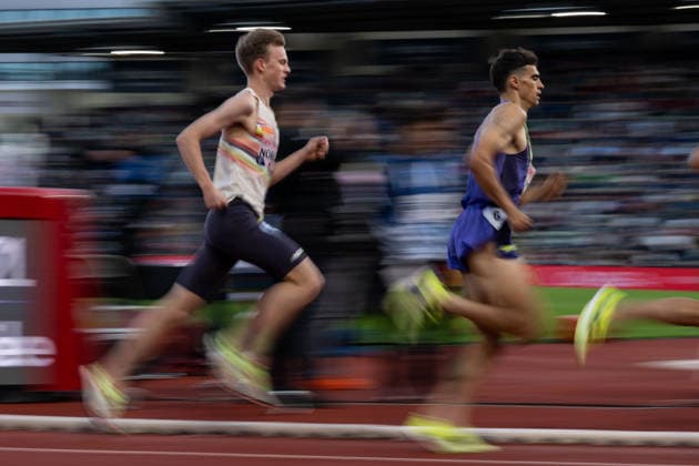 260610 Narve Gilje Nordas of Norway competes in men™s dream mile during the Diamond League athletics competition Bislett Games on June 10, 2026 in Oslo. Photo: Marius Simensen BILDBYRAN COP 238 MM0071 bbeng friidrett friidrott athletics diamond league bislett games 2026 bislett games norge norway
