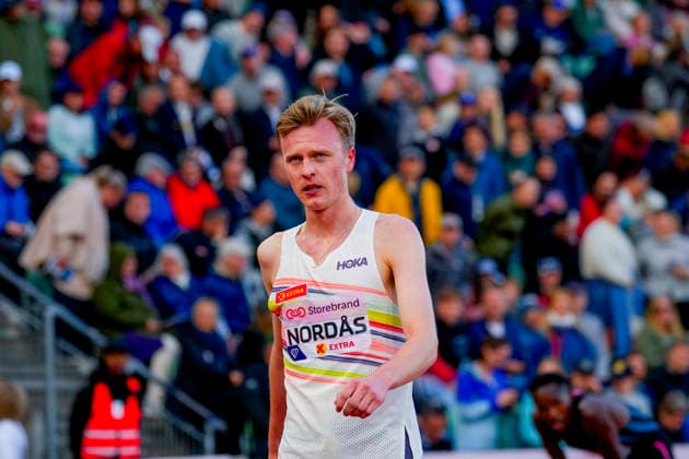 Athletics Bislett Games 2026 Oslo 20260610 Narve Gilje Nordas after the mens Diamond League event at the Bislett Games at Bislett Stadium in Oslo Photo Beate Oma Dahle NTB Oslo Norway EDITORIAL USE ONLY RESTRICTED USE FOR BETTING COMPANIES  Copyright: xBeatexOmaxDahlex xNTBx