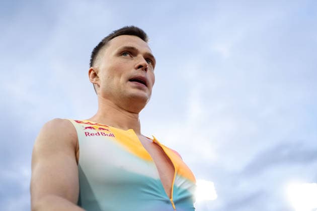 260610 Karsten Warholm of Norway after men™s 400 meter hurdles during the Diamond League athletics competition Bislett Games on June 10, 2026 in Oslo. Photo: Jon Olav Nesvold BILDBYRAN COP 217 MM0071 bbeng friidrett friidrott athletics diamond league bislett games 2026 bislett games norge norway