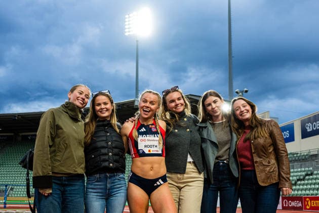 260610 Andrea Rooth of Norway after the Diamond League athletics competition Bislett Games on June 10, 2026 in Oslo. Photo: Marius Simensen BILDBYRAN COP 238 MM0071 athletics bbeng bislett games bislett games 2026 diamond league friidrett friidrott norge norway