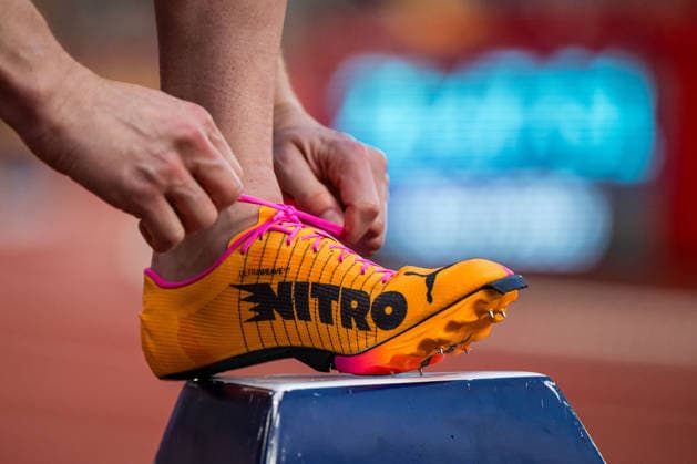 260610 Karsten Warholm of Norway ahead of the men™s 400 meter hurdles during the Diamond League athletics competition Bislett Games on June 10, 2026 in Oslo. Photo: Marius Simensen BILDBYRAN COP 238 MM0071 athletics bbeng bislett games bislett games 2026 diamond league friidrett friidrott norge norway