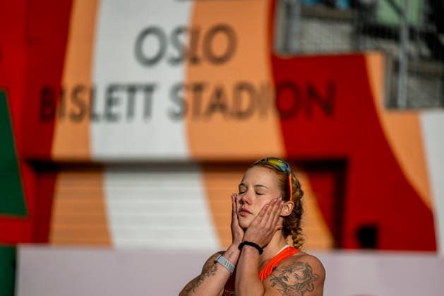 260610 Fiona Pinar Batalla of Spain competes in women s 100 m para during the Diamond League athletics competition Bislett Games on June 10, 2026 in Oslo. Photo: Jon Olav Nesvold BILDBYRAN COP 217 MM0071 bbeng friidrett friidrott athletics diamond league bislett games 2026 bislett games