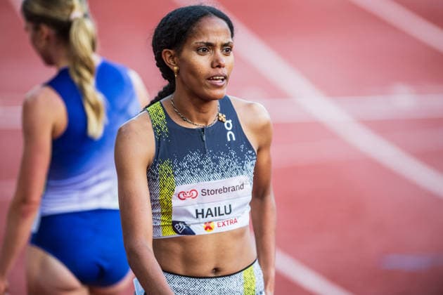 Wanda Diamond League Oslo OSLO, DF - 10.06.2026: WANDA DIAMOND LEAGUE OSLO - Freweyni Hailu at the Wanda Diamond League Oslo stage at Bislett Stadion, Norway. (Photo: Adam Escada Fotoarena) x2959638x  AdamxEscada