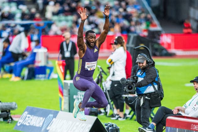 Wanda Diamond League Oslo OSLO, DF - 10.06.2026: WANDA DIAMOND LEAGUE OSLO - Jordan Scott wins the triple jump at the Wanda Diamond League Oslo event at Bislett Stadion, Norway. (Photo: Adam Escada Fotoarena) x2959655x  AdamxEscada