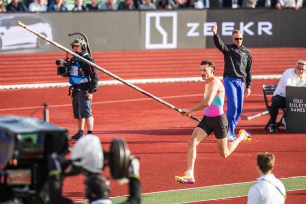 Wanda Diamond League Oslo OSLO, DF - 10.06.2026: WANDA DIAMOND LEAGUE OSLO - Australian Kurtis Marshall, pole vaulter, during the Wanda Diamond League Oslo stage at Bislett Stadion, Norway. (Photo: Adam Escada Fotoarena) x2959674x  AdamxEscada