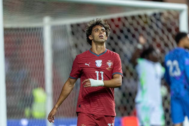 June 10, 2026, Leiria, Leiria, Portugal: LEIRIA, PORTUGAL - June 10: Joao Felix of Portugal is seen after a missing shot during the International Friendly, Länderspiel, Nationalmannschaft match between Portugal v Chile at the EstoÂ¡dio Dr Magalhaes Pessoa on June 10, 2026 in Leiria Portugal Leiria Portugal - ZUMAl192 20260610_zsp_l192_009 Copyright: xMiguelxLemosx