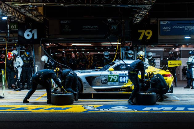 Motorsport, 24 Stunden von Le Mans, Training und Qualifikation #2 24 HEURES DU MANS 2026 - FREE PRACTICE AND QUALIFIYING SESSION 79 ZELGER Johannes (ita), CRESSONI Matteo (ita), HODENIUS Lin (ned), Iron Lynx, Mercedes-AMG LMGT3 79, LM GT3, action during the Free Practice and Qualifying session of the 24 Hours of Le Mans 2026, 3rd round of the 2026 FIA World Endurance Championship, from June 10 to 11, 2026 on the Circuit des 24 Heures du Mans in Le Mans, France -  Copyright: xAndreaxLorenzinax