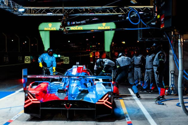 Motorsport, 24 Stunden von Le Mans, Training und Qualifikation #2 24 HEURES DU MANS 2026 - FREE PRACTICE AND QUALIFIYING SESSION 15 MAGNUSSEN Kevin (dnk), MARCIELLO Raffaele (swi), VANTHOOR Dries (bel), BMW M Team WRT, BMW M Hybrid V8 15, Hypercar, action during the Free Practice and Qualifying session of the 24 Hours of Le Mans 2026, 3rd round of the 2026 FIA World Endurance Championship, from June 10 to 11, 2026 on the Circuit des 24 Heures du Mans in Le Mans, France -  Copyright: xAndreaxLorenzinax