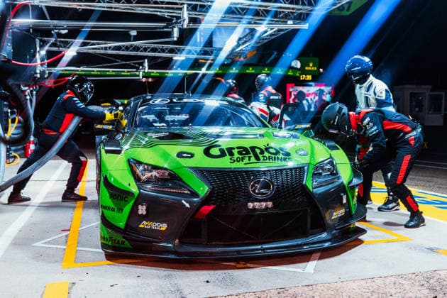 Motorsport, 24 Stunden von Le Mans, Training und Qualifikation #2 24 HEURES DU MANS 2026 - FREE PRACTICE AND QUALIFIYING SESSION 87 UMBRARESCU Petru (rou), SCHMID Clemens (aut), LOPEZ JosÃ Maria (arg), Akkodis ASP Team, Lexus RC F LMGT3 87, LM GT3, action during the Free Practice and Qualifying session of the 24 Hours of Le Mans 2026, 3rd round of the 2026 FIA World Endurance Championship, from June 10 to 11, 2026 on the Circuit des 24 Heures du Mans in Le Mans, France -  Copyright: xAndreaxLorenzinax