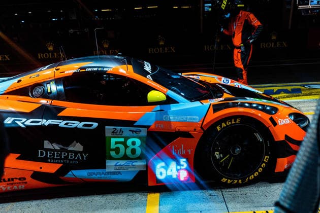 Motorsport, 24 Stunden von Le Mans, Training und Qualifikation #2 24 HEURES DU MANS 2026 - FREE PRACTICE AND QUALIFIYING SESSION 58 WEST Alexander (swe), GEHRSITZ Finn (ger), GOETHE Benjamin (dnk), Garage 59, McLaren 720S LMGT3 Evo 58, LM GT3, action during the Free Practice and Qualifying session of the 24 Hours of Le Mans 2026, 3rd round of the 2026 FIA World Endurance Championship, from June 10 to 11, 2026 on the Circuit des 24 Heures du Mans in Le Mans, France -  Copyright: xAndreaxLorenzinax