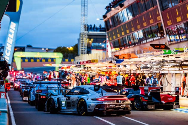 Motorsport, 24 Stunden von Le Mans, Training und Qualifikation #2 24 HEURES DU MANS 2026 - FREE PRACTICE AND QUALIFIYING SESSION 91 COTTINGHAM James (gbr), BOGUSLAVSKIY Timur, GUVEN Ayhancan (tur), Manthey DK Engineering, Porsche 911 GT3 R LMGT3 91, LM GT3, action during the Free Practice and Qualifying session of the 24 Hours of Le Mans 2026, 3rd round of the 2026 FIA World Endurance Championship, from June 10 to 11, 2026 on the Circuit des 24 Heures du Mans in Le Mans, France -  Copyright: xAndreaxLorenzinax