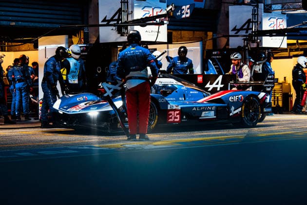 Motorsport, 24 Stunden von Le Mans, Training und Qualifikation #2 24 HEURES DU MANS 2026 - FREE PRACTICE AND QUALIFIYING SESSION 35 FELIX DA COSTA Antonio (prt), MILESI Charles (fra), HABSBURG Ferdinand (aut), Alpine Endurance Team, Alpine A424 35, Hypercar, action during the Free Practice and Qualifying session of the 24 Hours of Le Mans 2026, 3rd round of the 2026 FIA World Endurance Championship, from June 10 to 11, 2026 on the Circuit des 24 Heures du Mans in Le Mans, France -  Copyright: xAndreaxLorenzinax