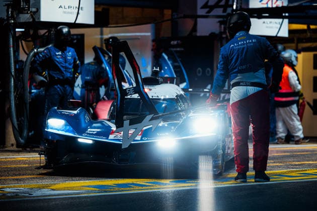Motorsport, 24 Stunden von Le Mans, Training und Qualifikation #2 24 HEURES DU MANS 2026 - FREE PRACTICE AND QUALIFIYING SESSION 35 FELIX DA COSTA Antonio (prt), MILESI Charles (fra), HABSBURG Ferdinand (aut), Alpine Endurance Team, Alpine A424 35, Hypercar, action during the Free Practice and Qualifying session of the 24 Hours of Le Mans 2026, 3rd round of the 2026 FIA World Endurance Championship, from June 10 to 11, 2026 on the Circuit des 24 Heures du Mans in Le Mans, France -  Copyright: xAndreaxLorenzinax